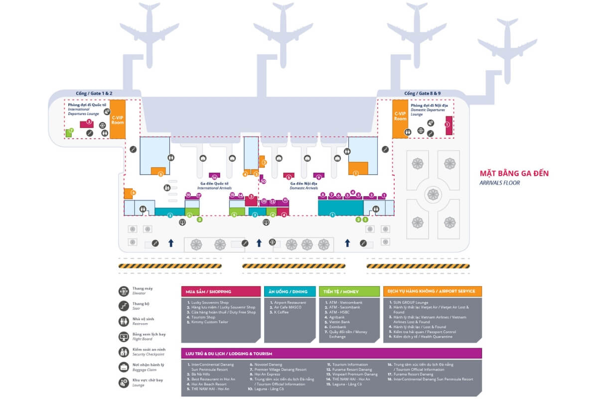 Terminal Overview of Danang International Airport