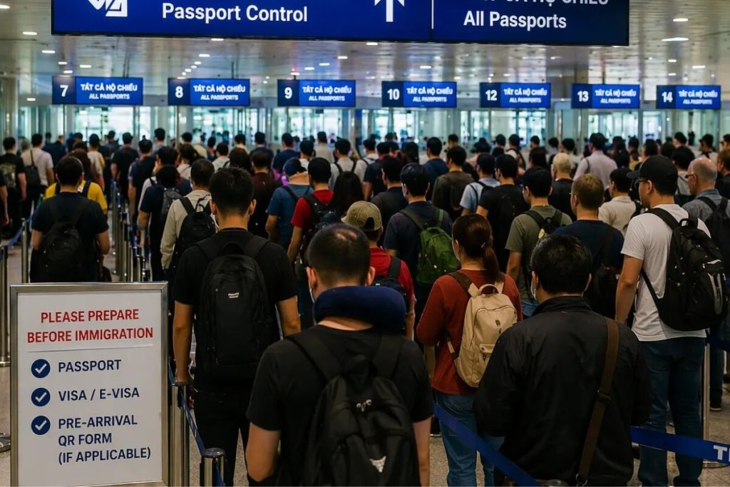 Vietnam New Entry Requirements 2026 - Pre-Entry Declaration at Tan Son Nhat International Airport